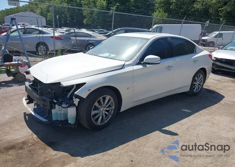 2015 Infiniti Q50 z USA, uszkodzony, nr VIN JN1BV7AR0FM404338